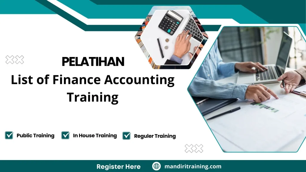 Pelatihan List Of Finance Accounting Training