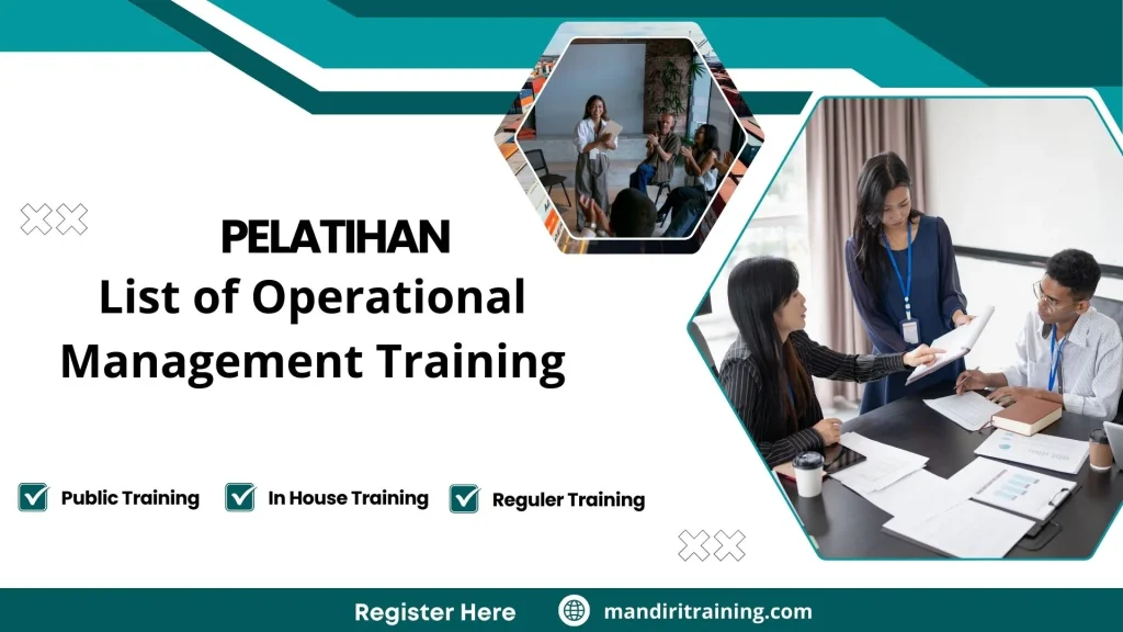 Pelatihan List Of Operational Management Training