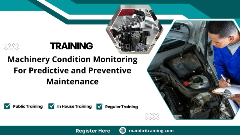 Training Machinery Condition Monitoring For Predictive And Preventive Maintenance