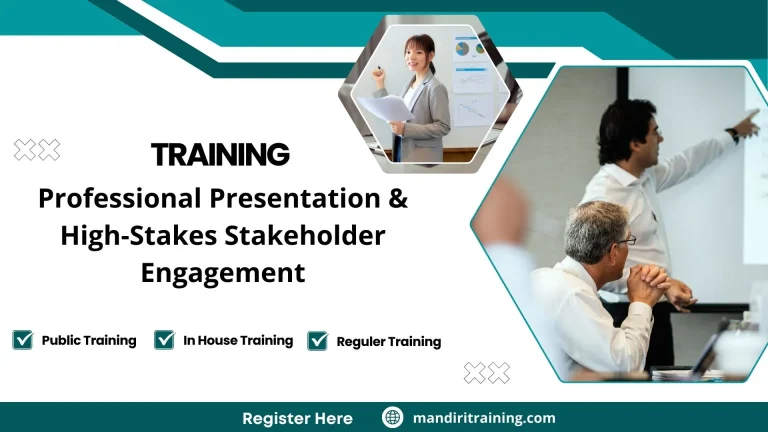 Training Professional Presentation & High-Stakes Stakeholder Engagement
