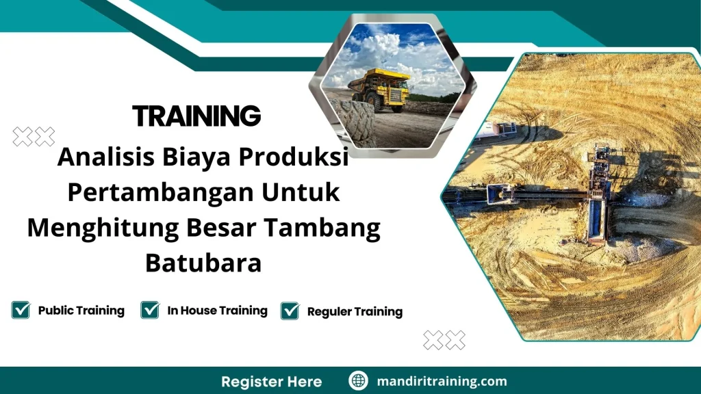 Training perhitungan besar biaya tambang