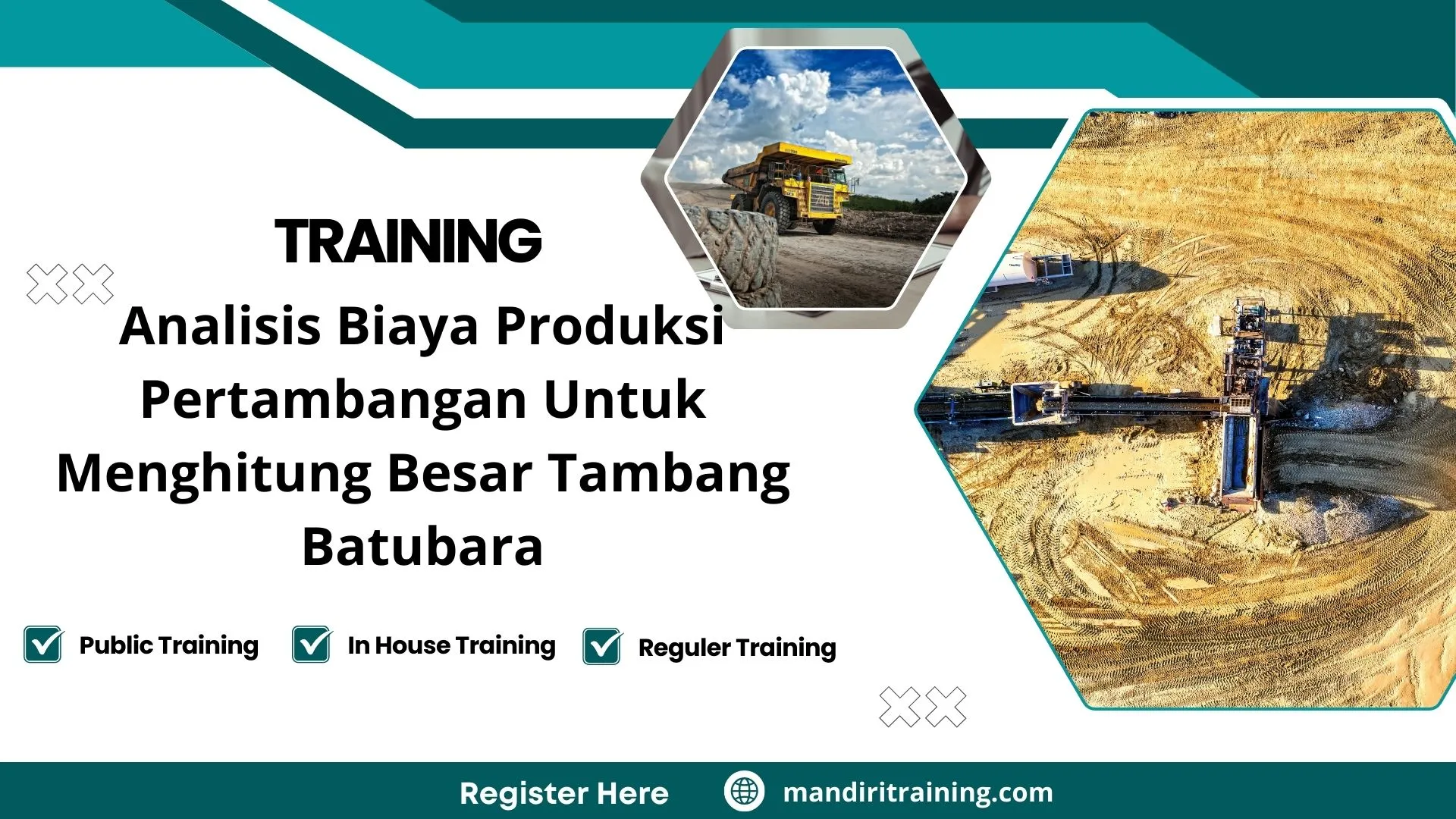 Training perhitungan besar biaya tambang