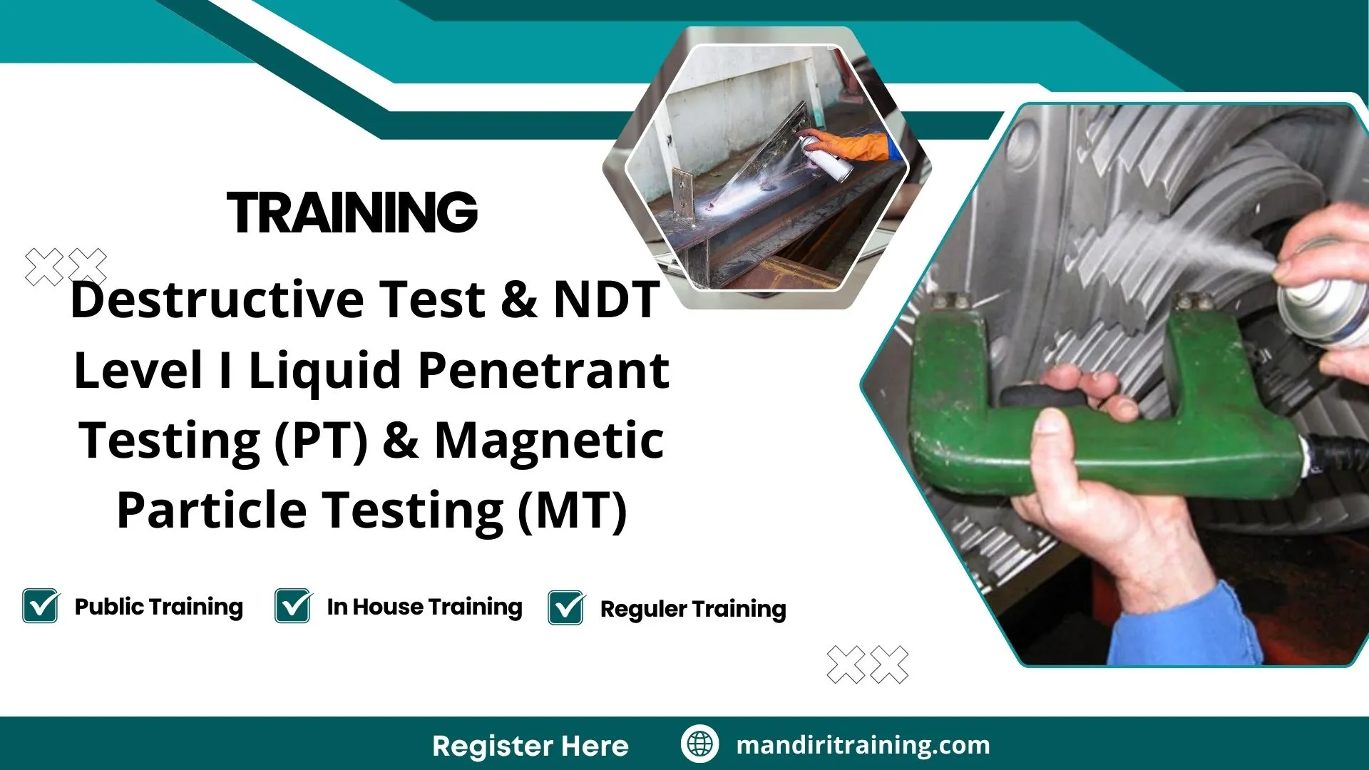 Training material inspection