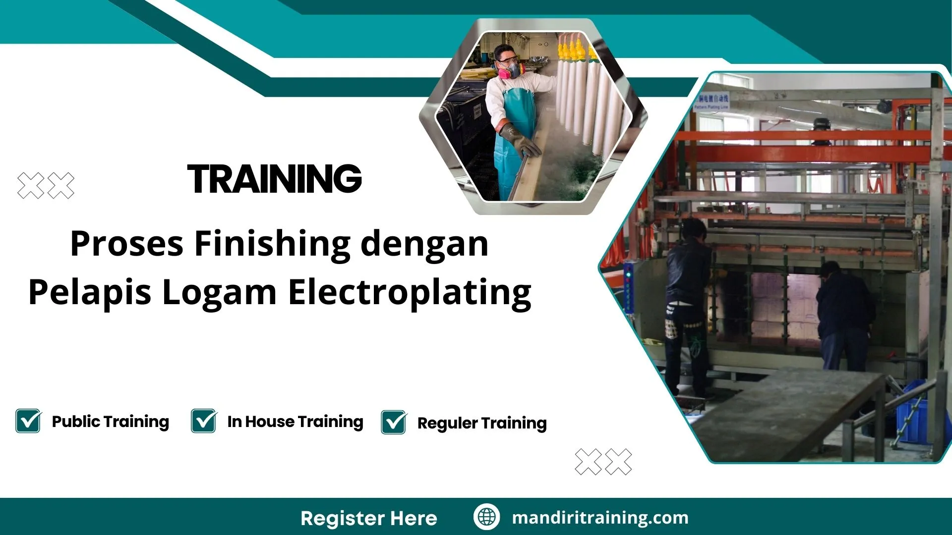 Training finishing pelapisan logam