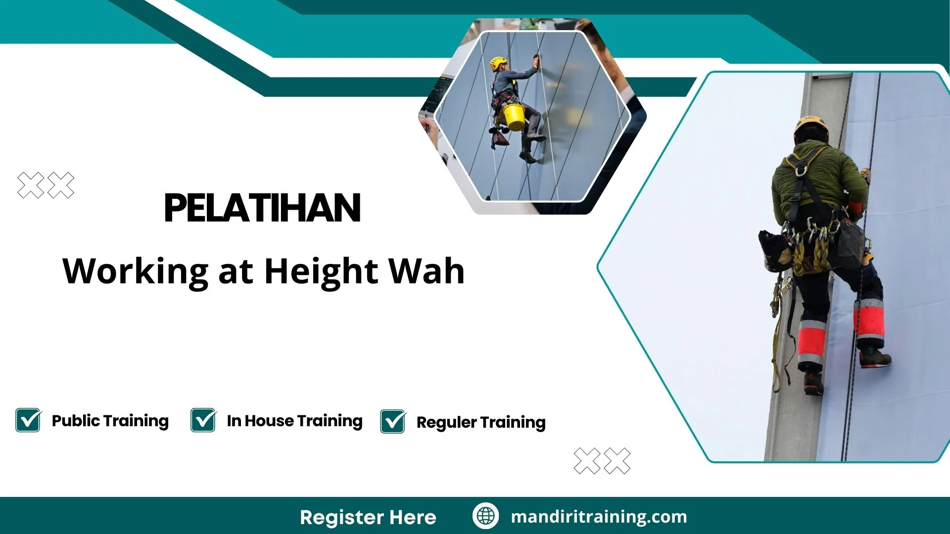 Pelatihan keselamatan kerja ketinggian