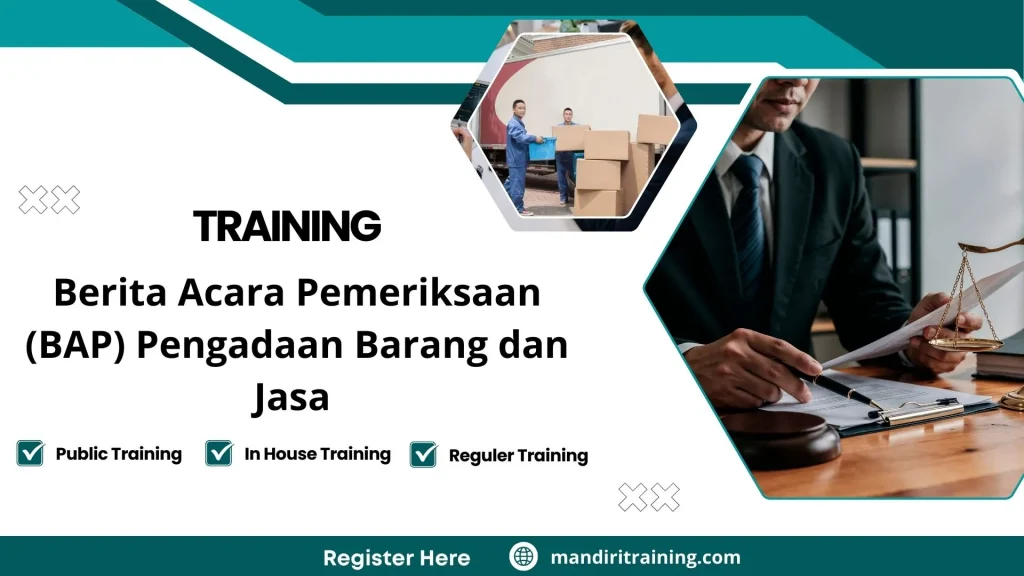 Training prosedur pengadaan barang