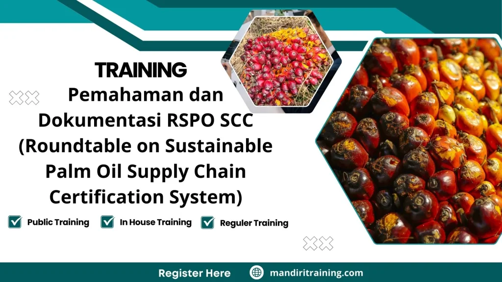 Training sertifikasi rantai pasok RSPO