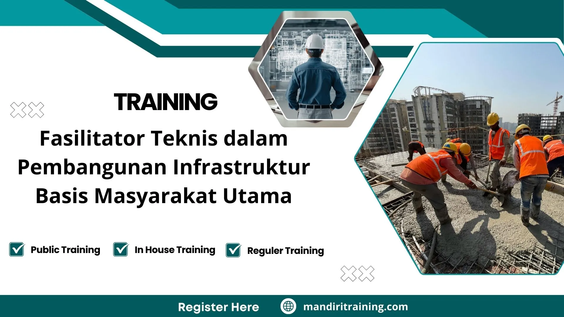 Training pembangunan infrastruktur komunitas