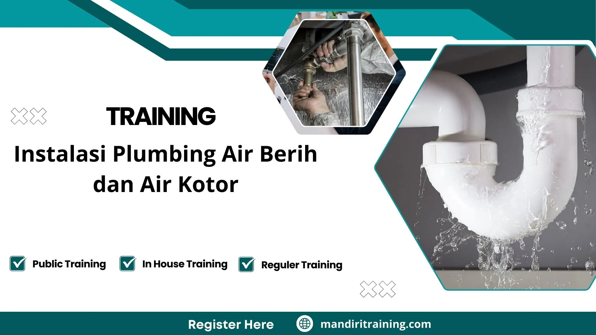 Training sistem air bersih gedung