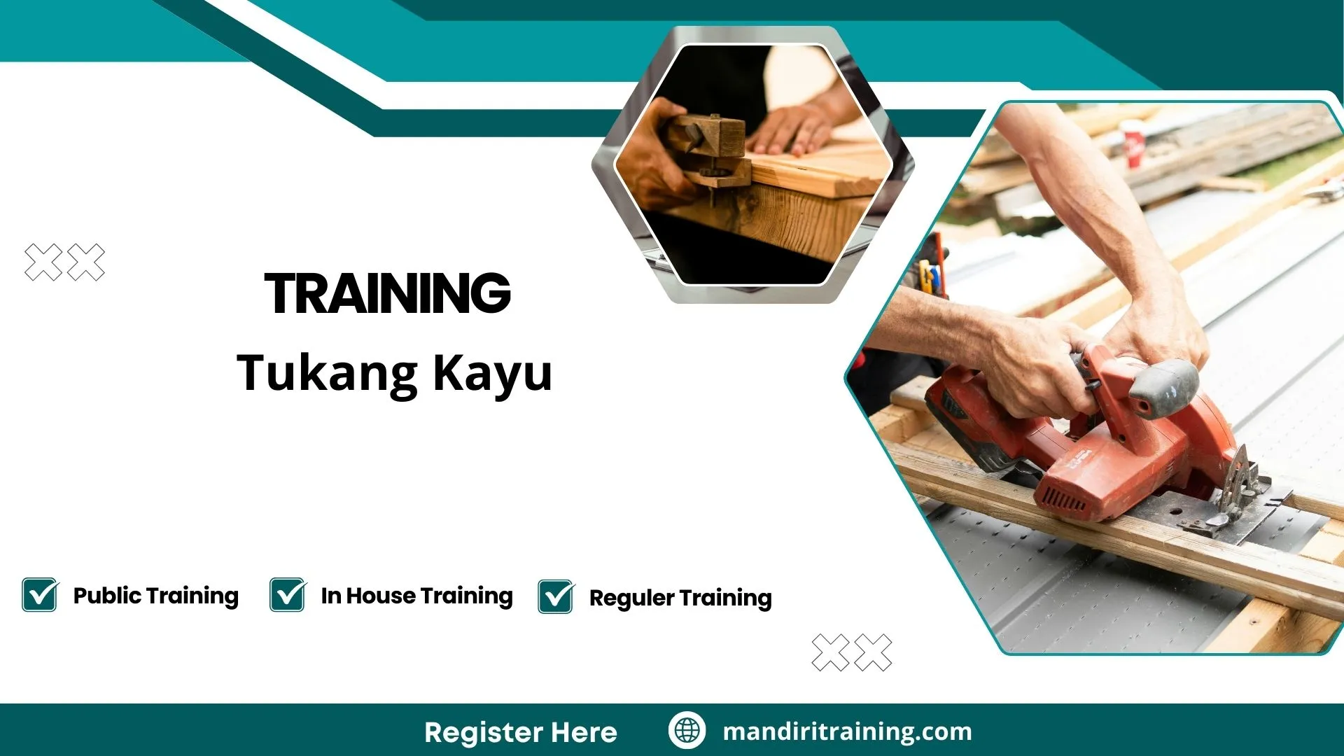 Training teknik pertukangan kayu