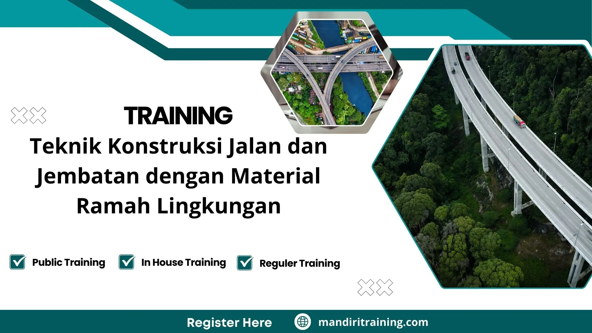 Training material ramah lingkungan infrastruktur