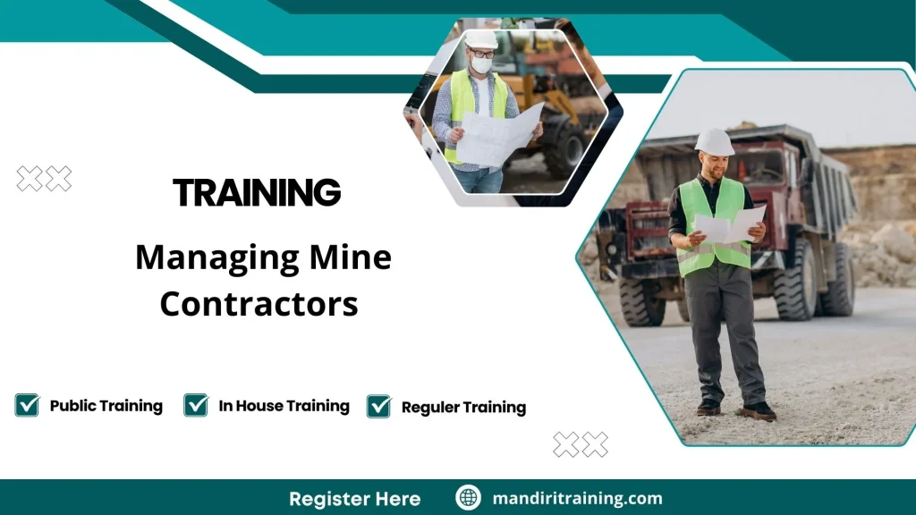 Training contract management pertambangan