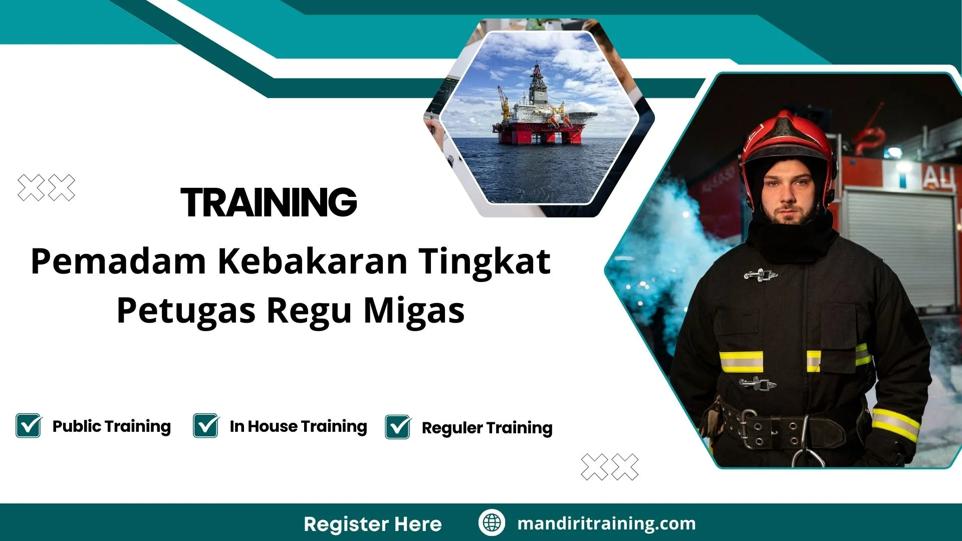 Training fire fighting oil and gas