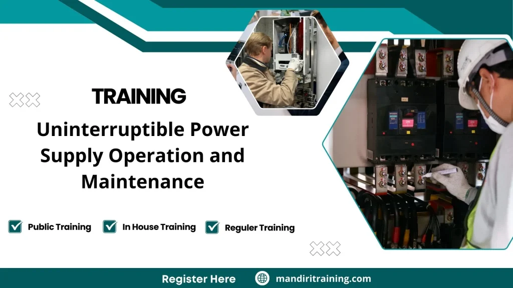Training UPS maintenance procedure
