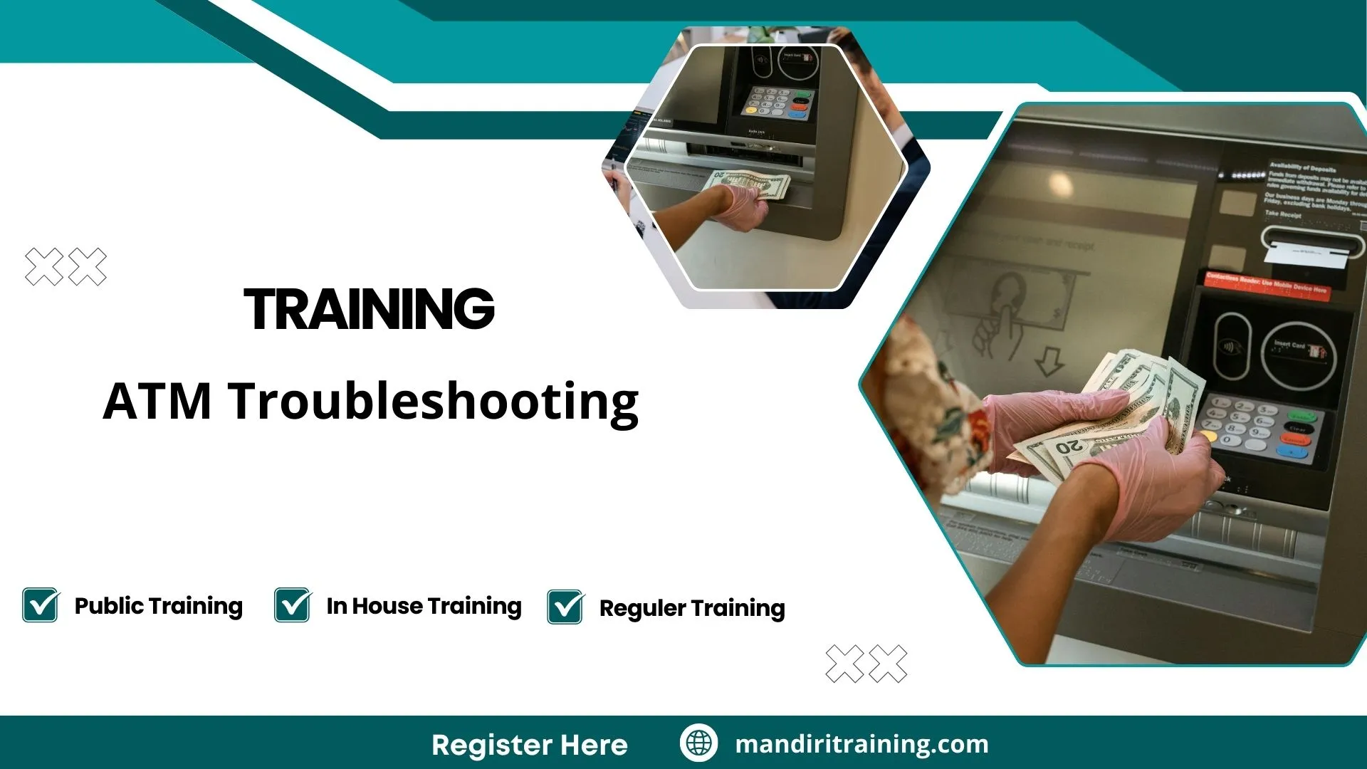 Training perbaikan ATM bank