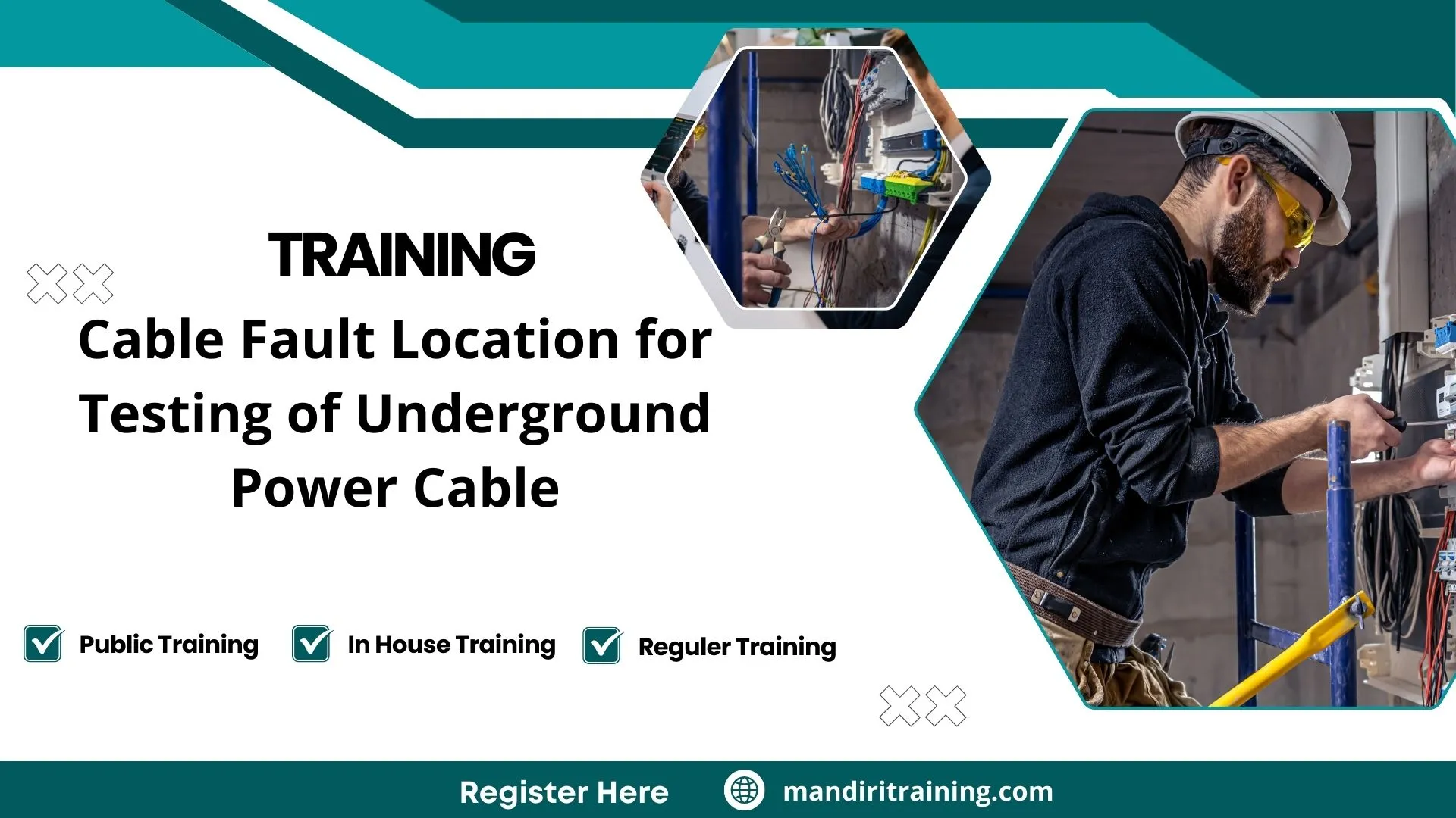 Training metode deteksi gangguan kabel listrik