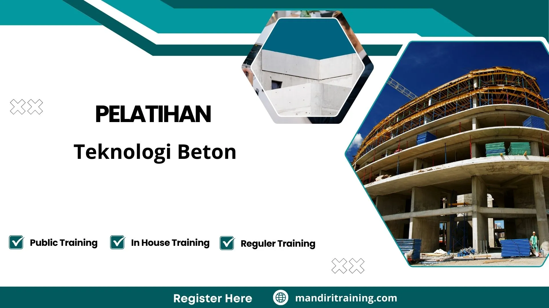 Pelatihan pengecoran beton