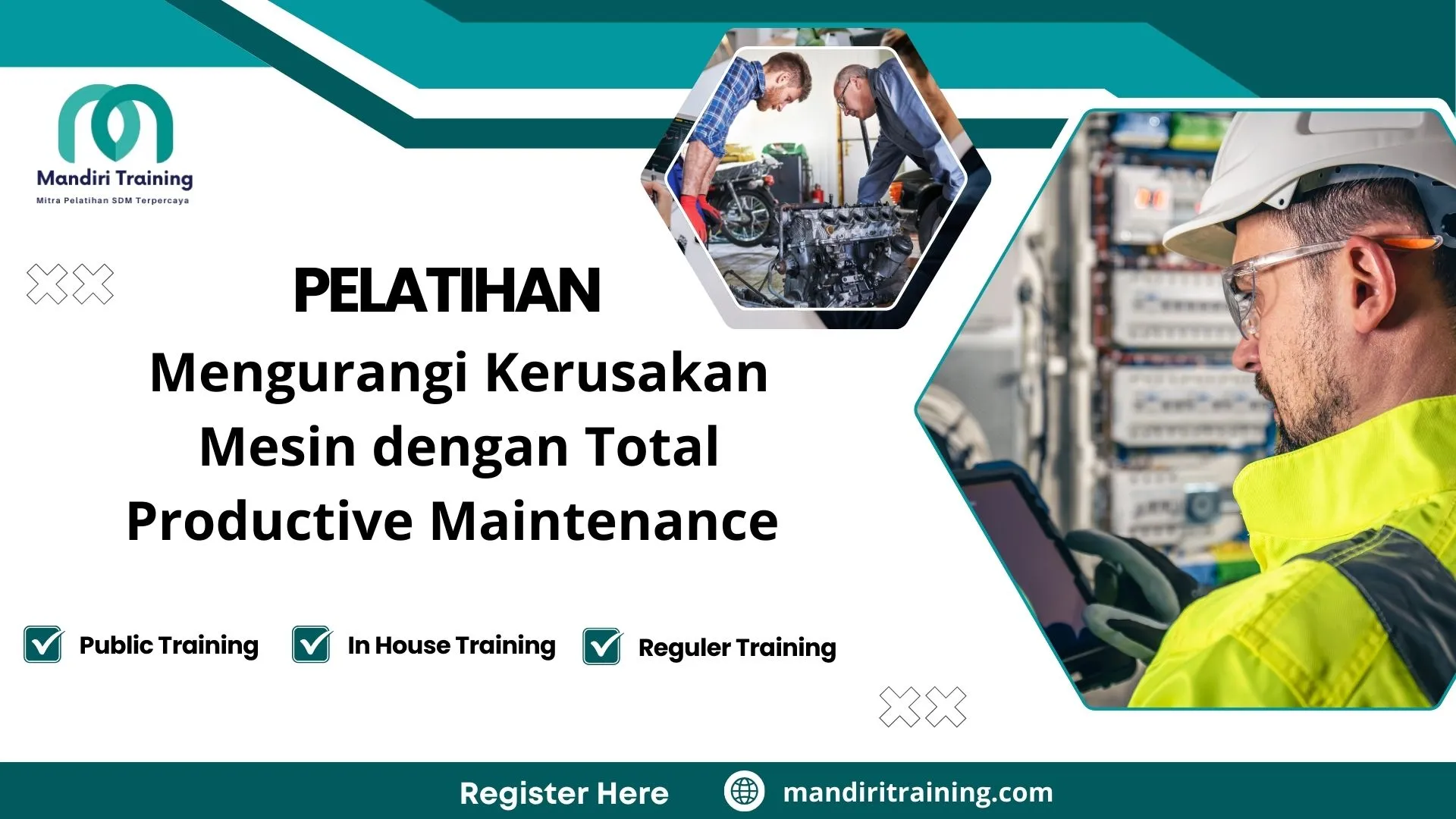 Pelatihan manajemen perawatan mesin