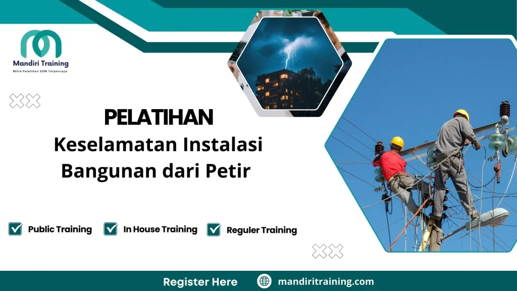 Pelatihan instalasi penangkal petir gedung