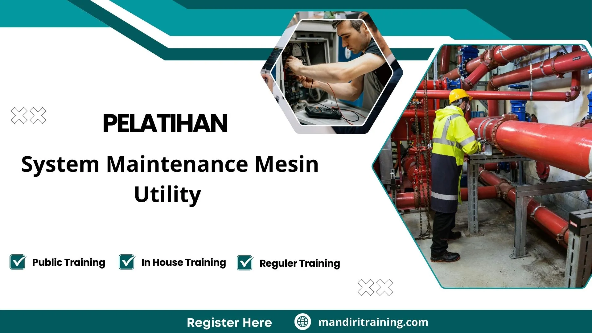 Pelatihan sistem pemeliharaan mesin utilitas