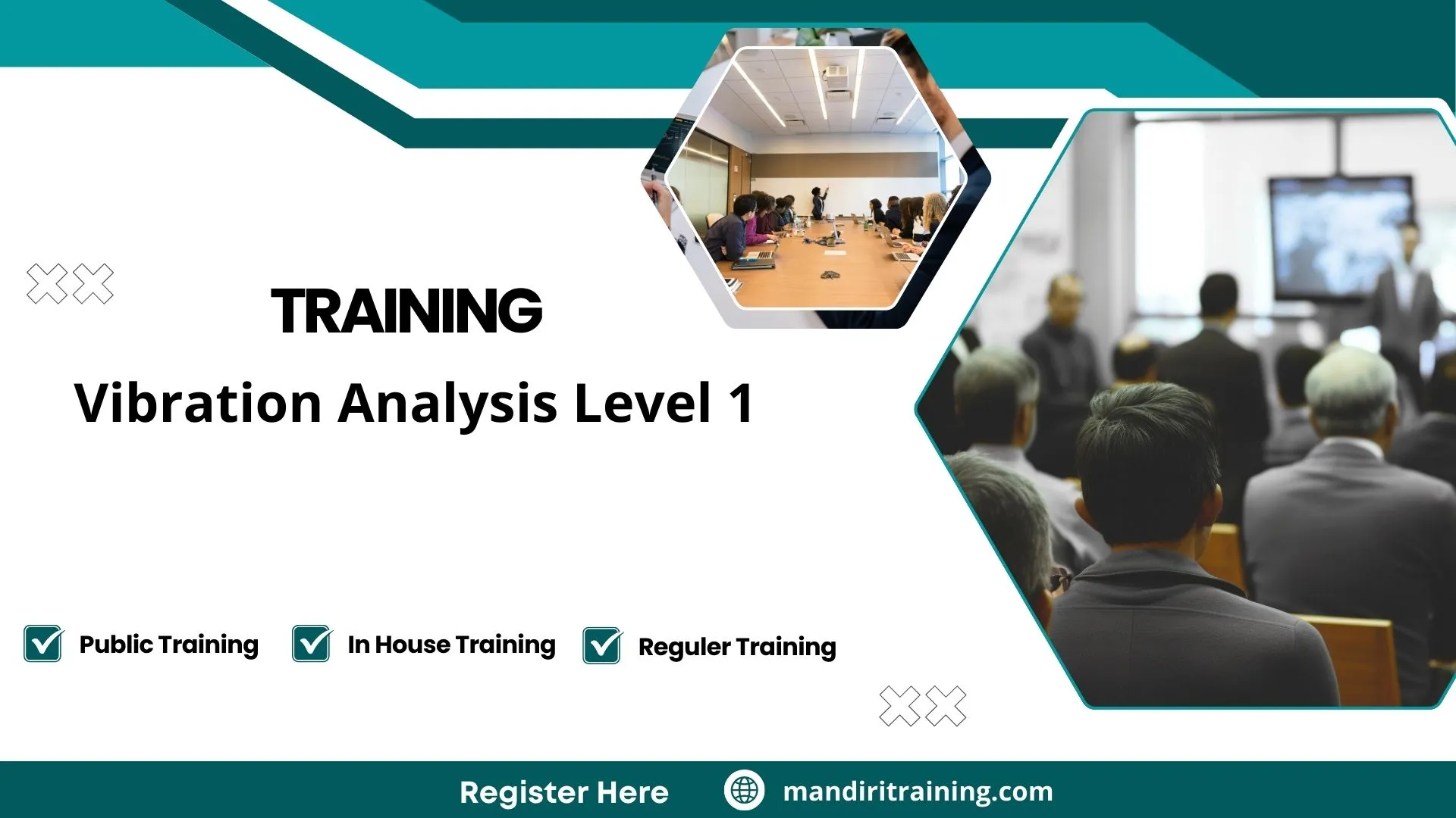 Training machinery vibration analysis