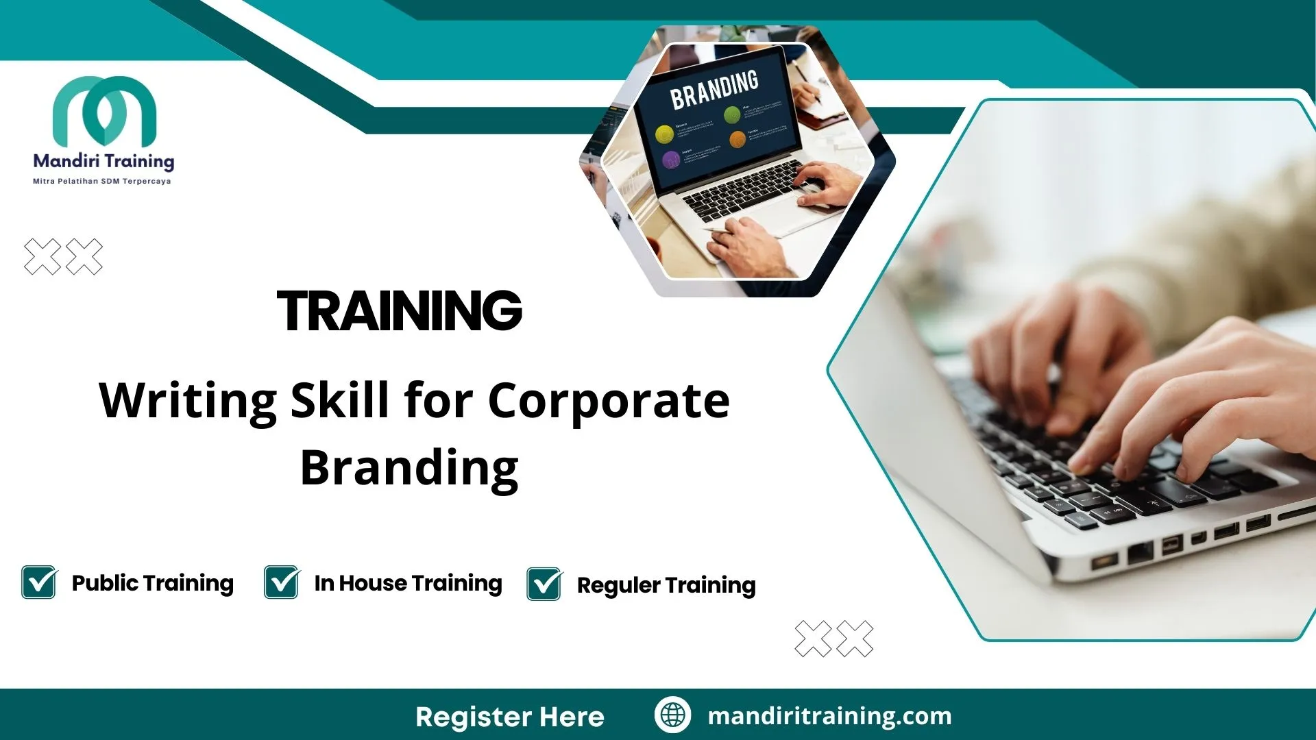 Training corporate communication content
