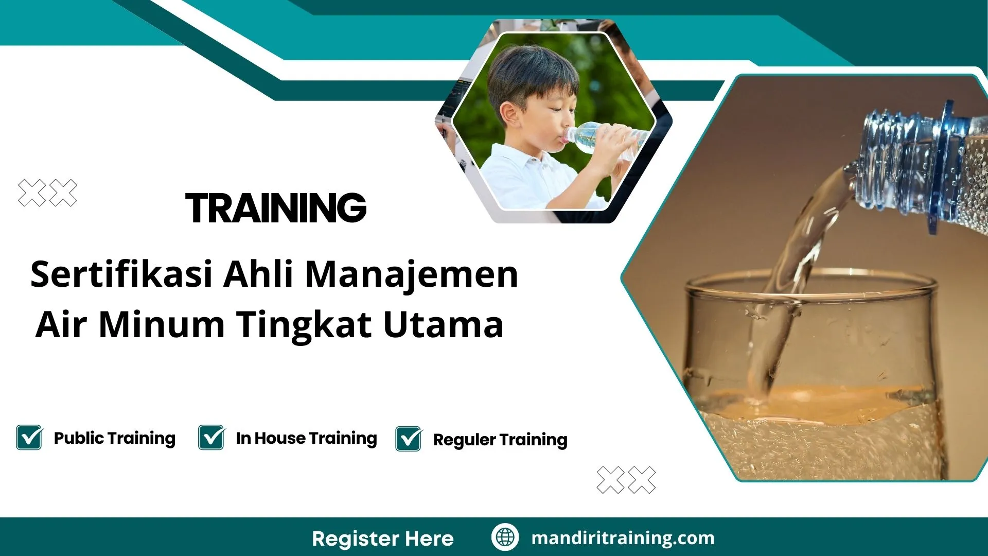 Training manajemen air minum tingkat muda