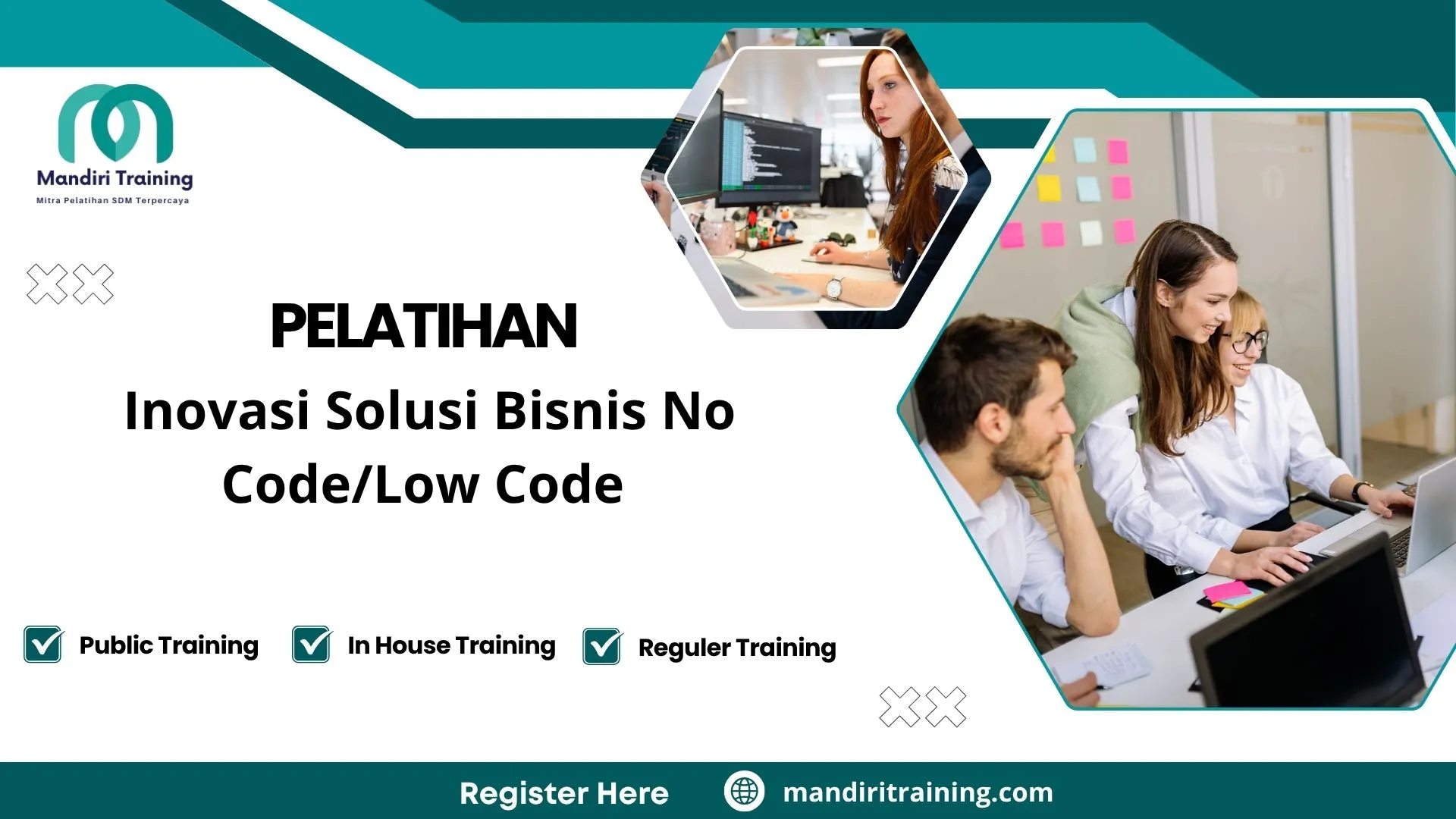 Pelatihan aplikasi bisnis tanpa coding