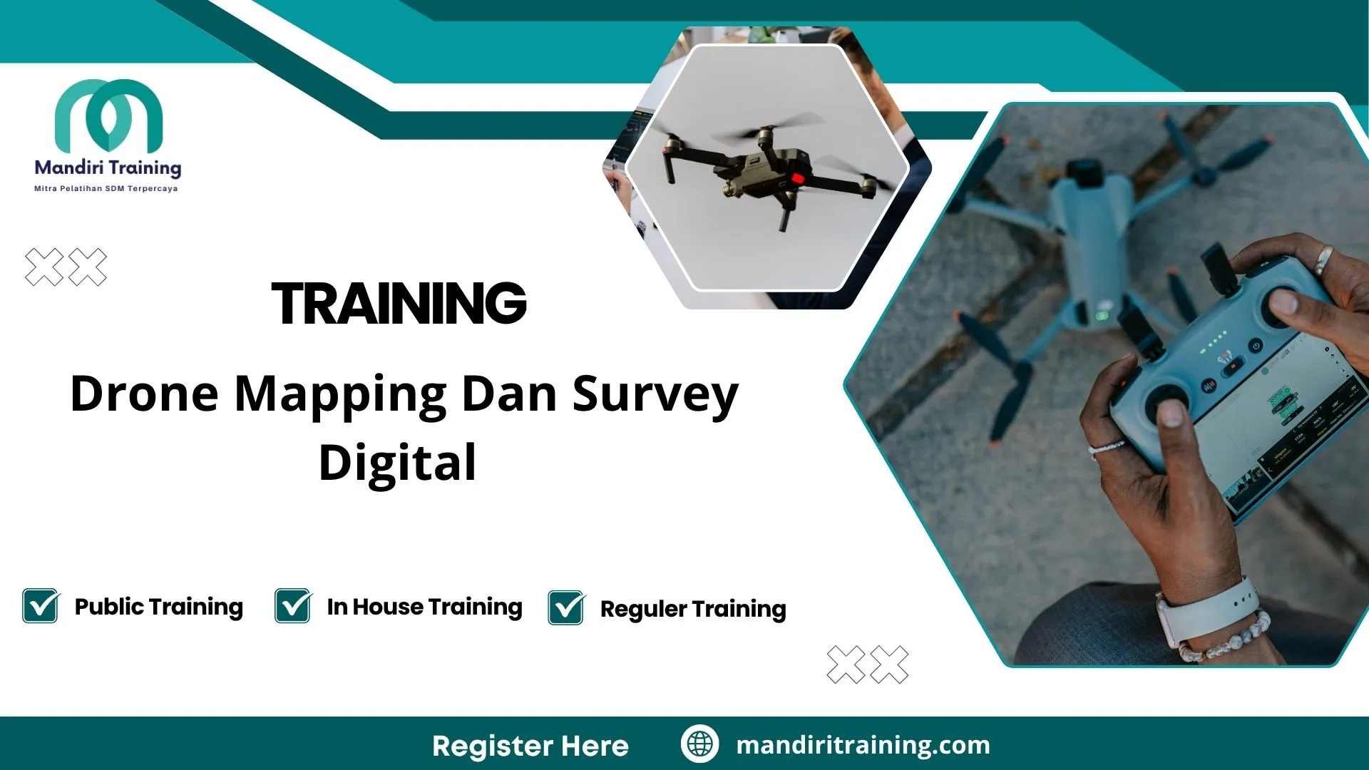 Training pemetaan udara akurat