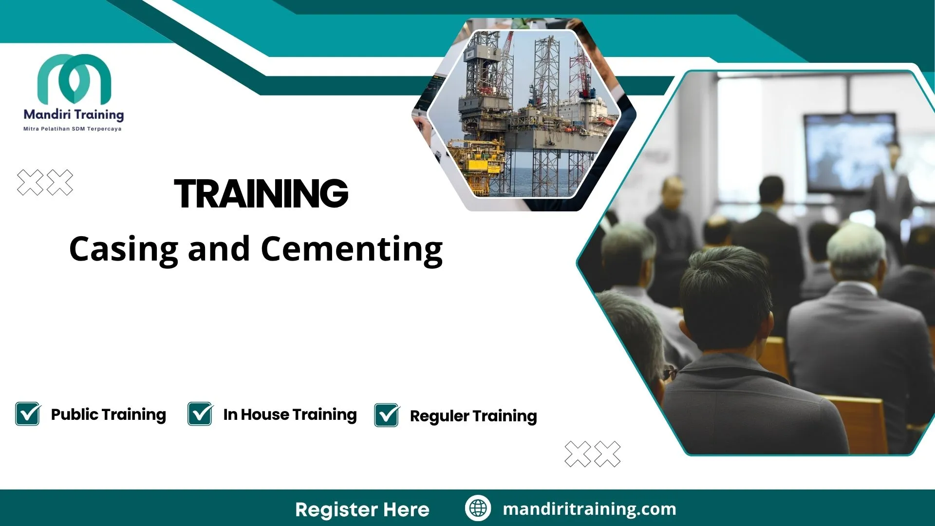 Training casing dan cementing sumur migas