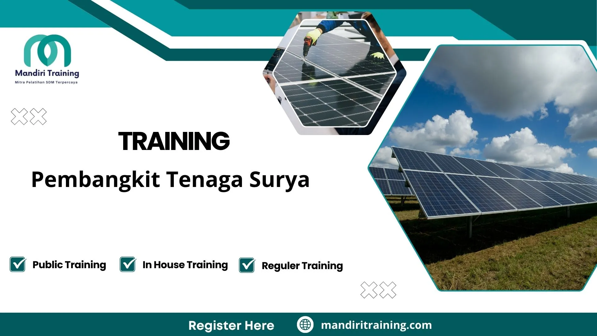 Training solar panel