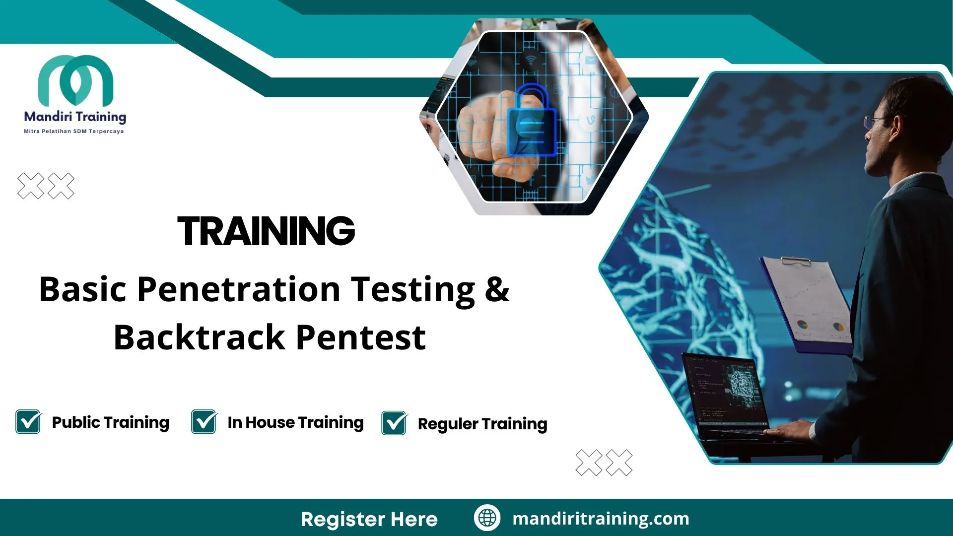 Training network security testing
