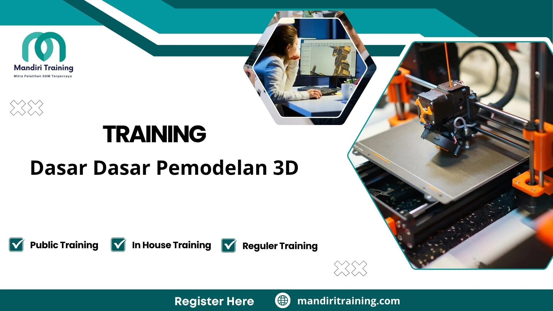 Training desain objek 3 dimensi