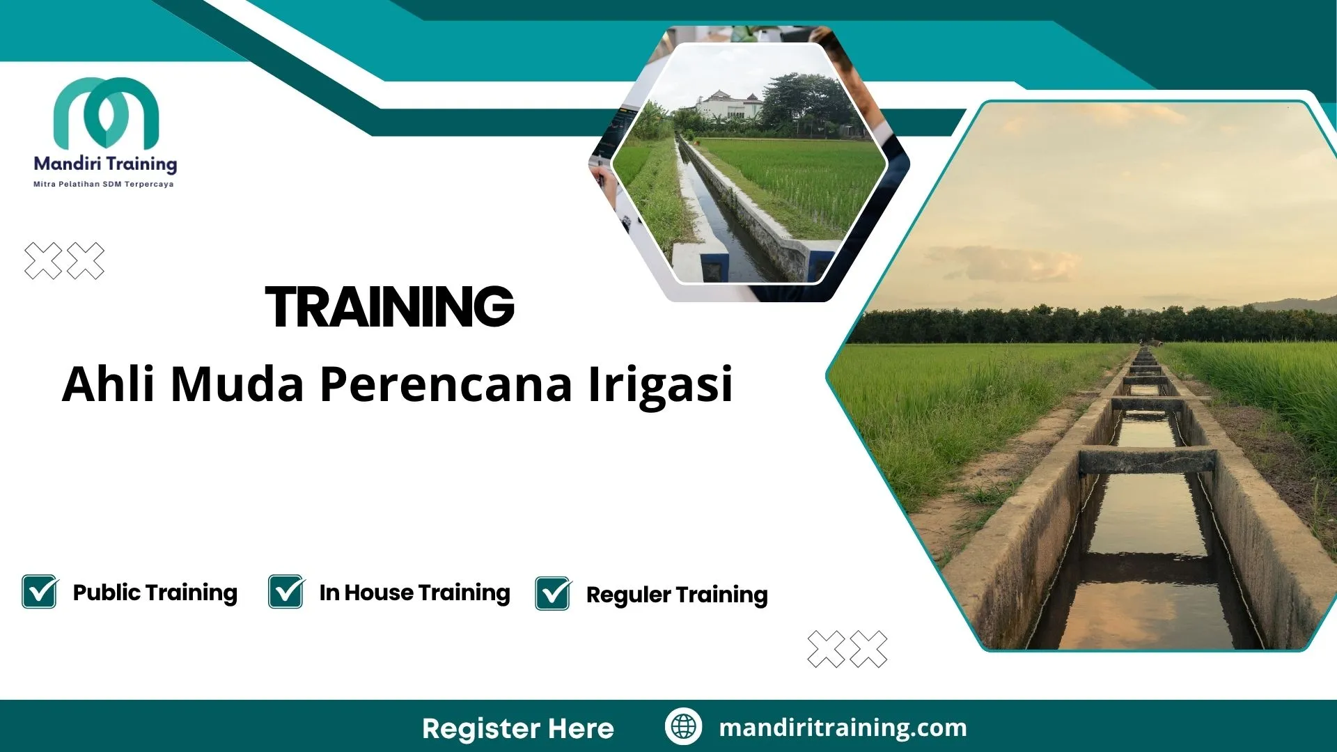 Training teknik irigasi