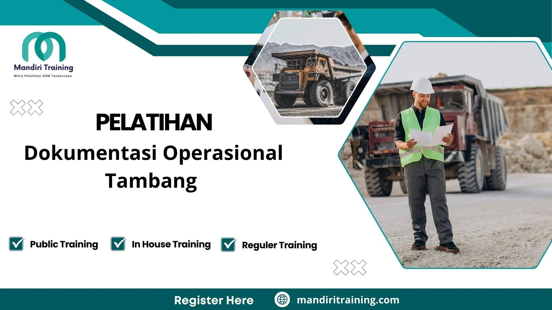 Pelatihan laporan kegiatan tambang