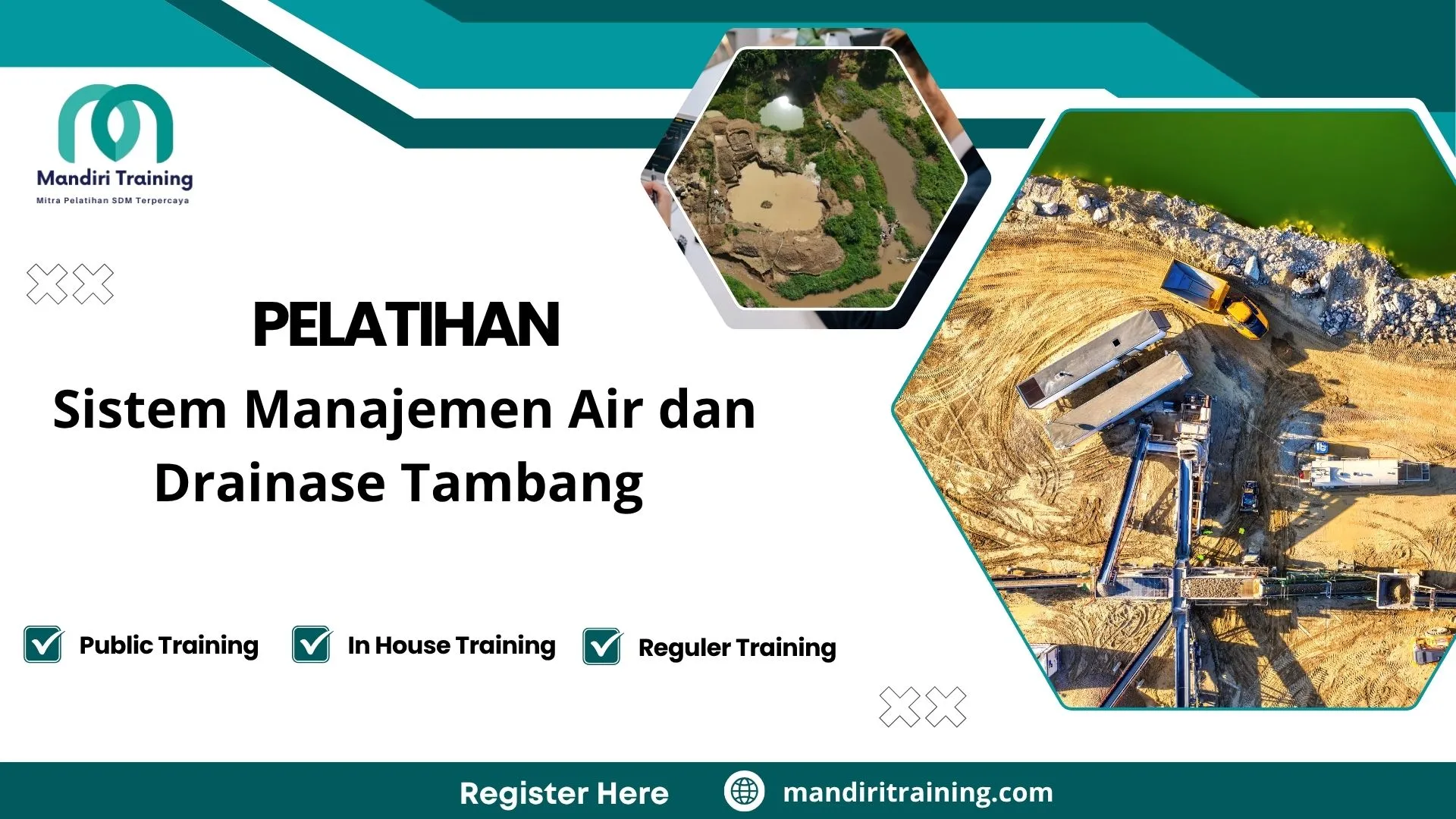 Pelatihan pengelolaan air tambang