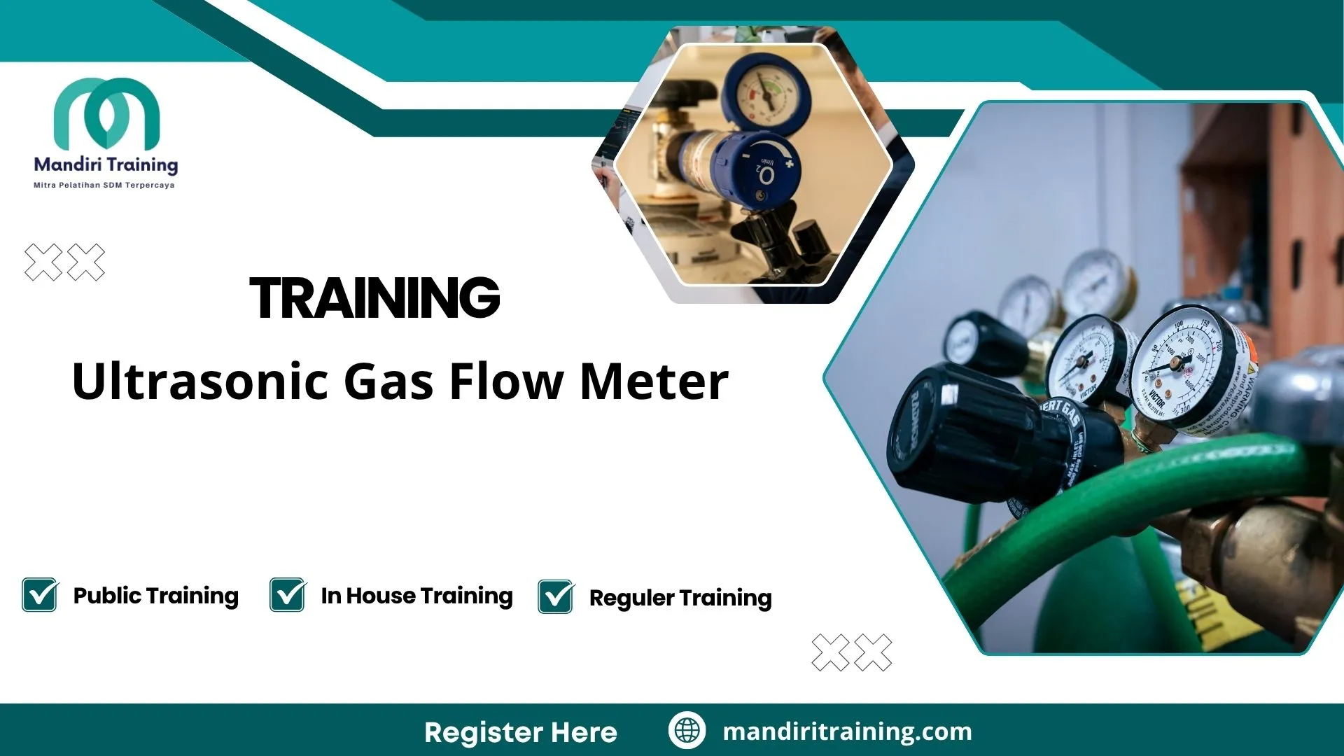 Training gas flow measurement