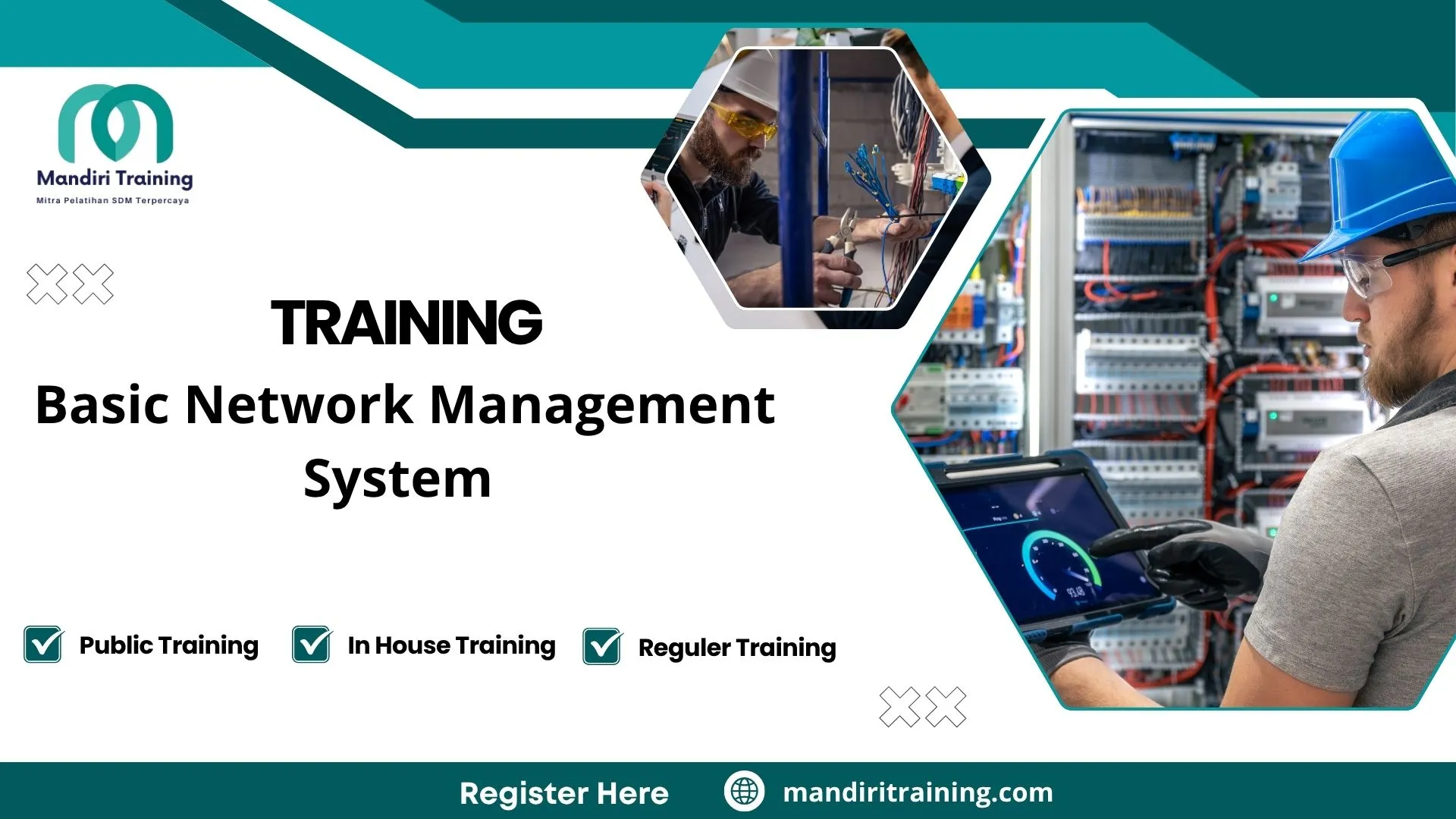 Training monitoring jaringan komputer