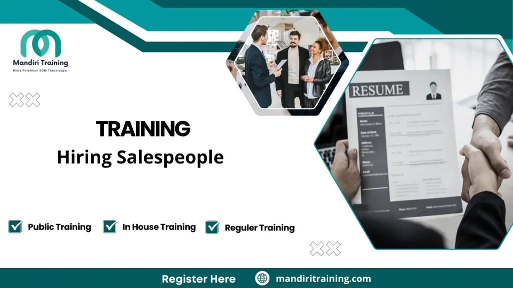 Training rekrutmen tenaga sales 