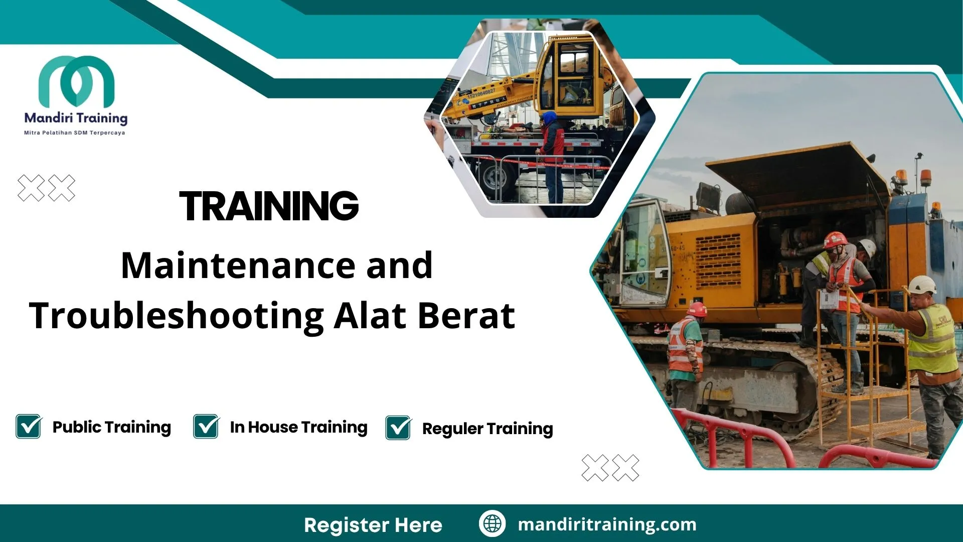 Training pemeliharaan alat berat