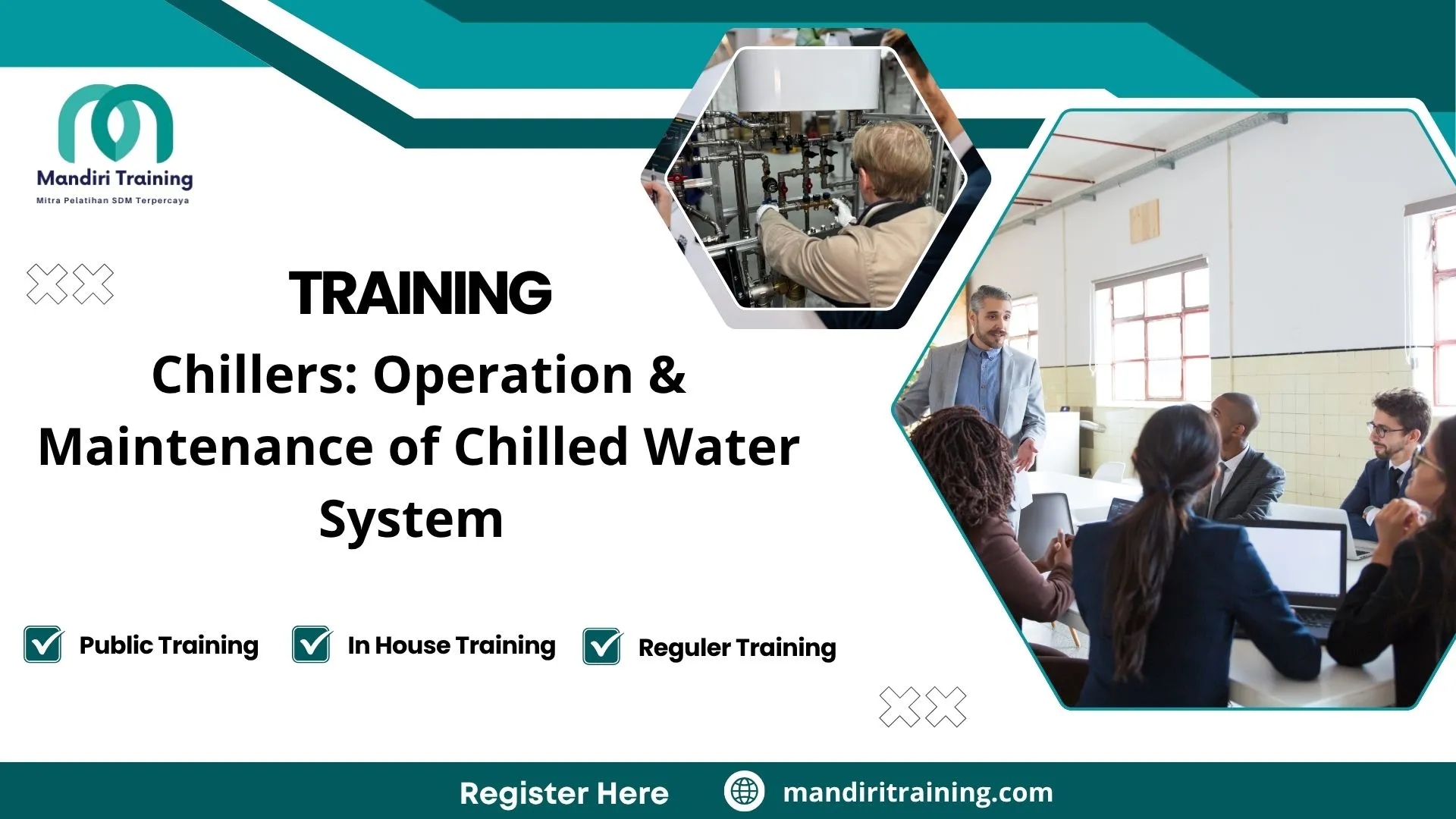 Training water cooled chiller systems