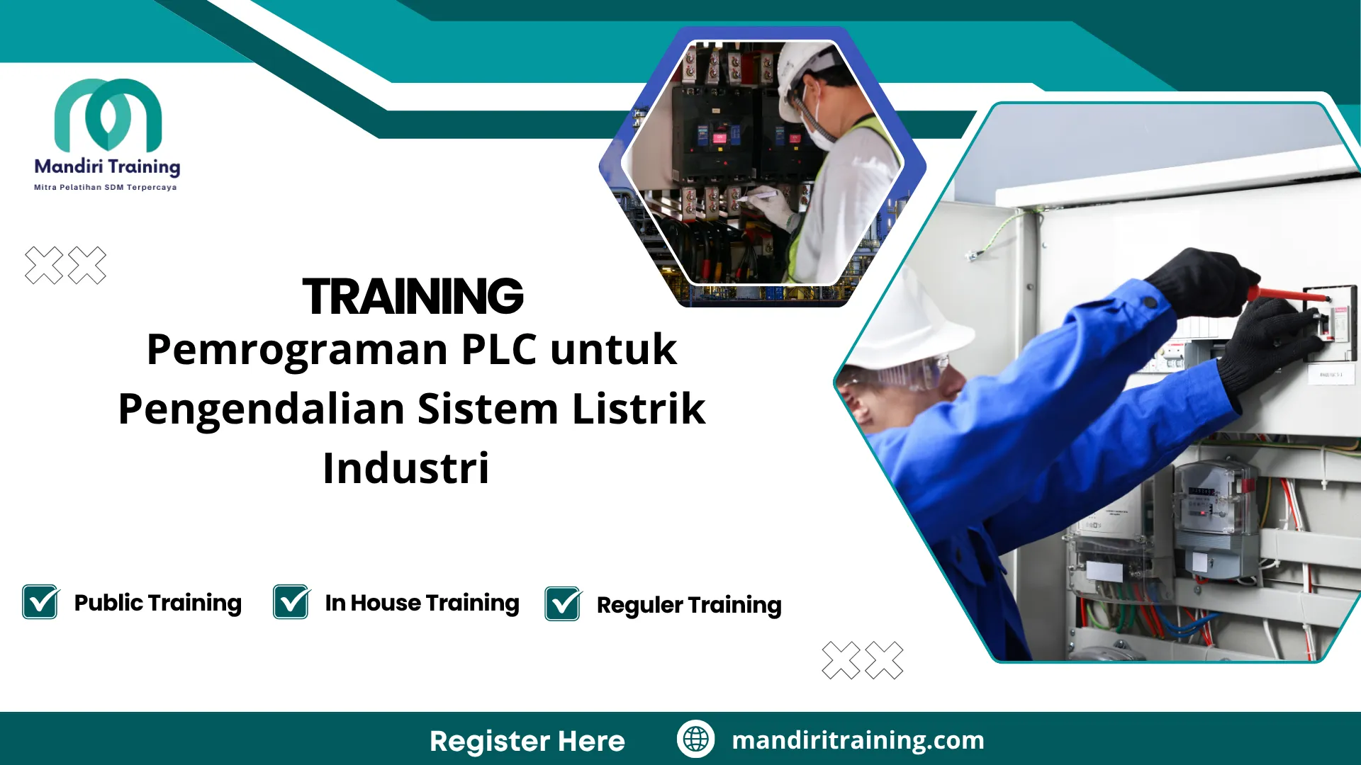 Training PLC power electrical and control system
