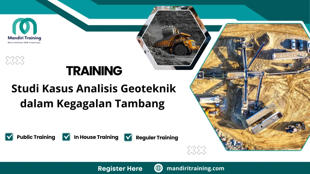 Training geoteknik perencanaan lereng penambangan