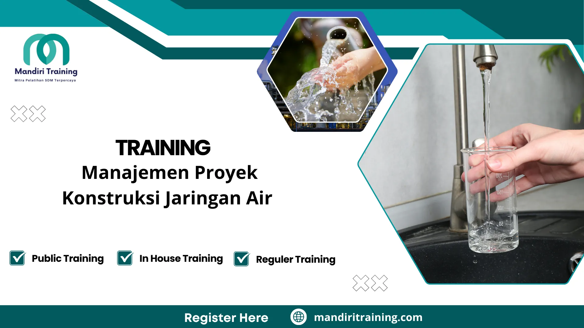 Training proyek distribusi air bersih