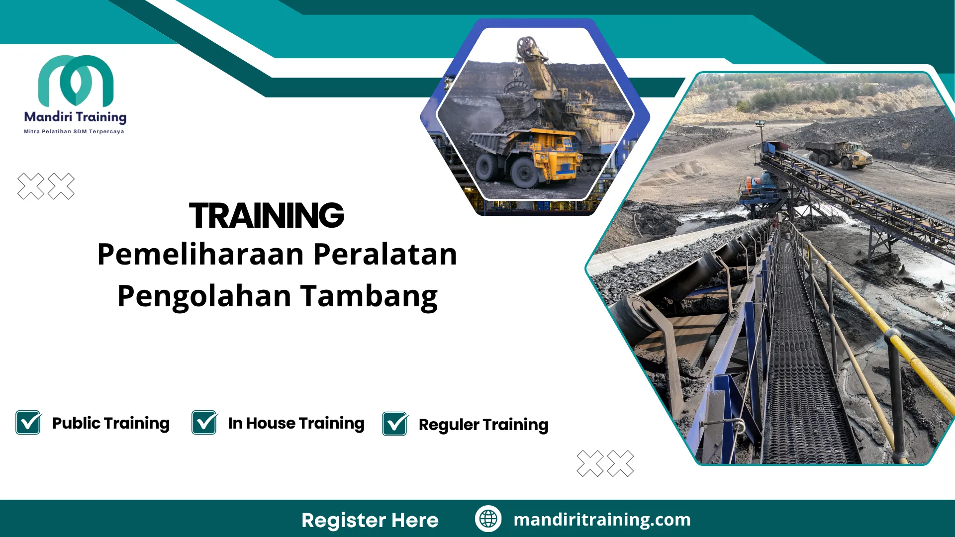 Training keandalan peralatan pengolahan mineral