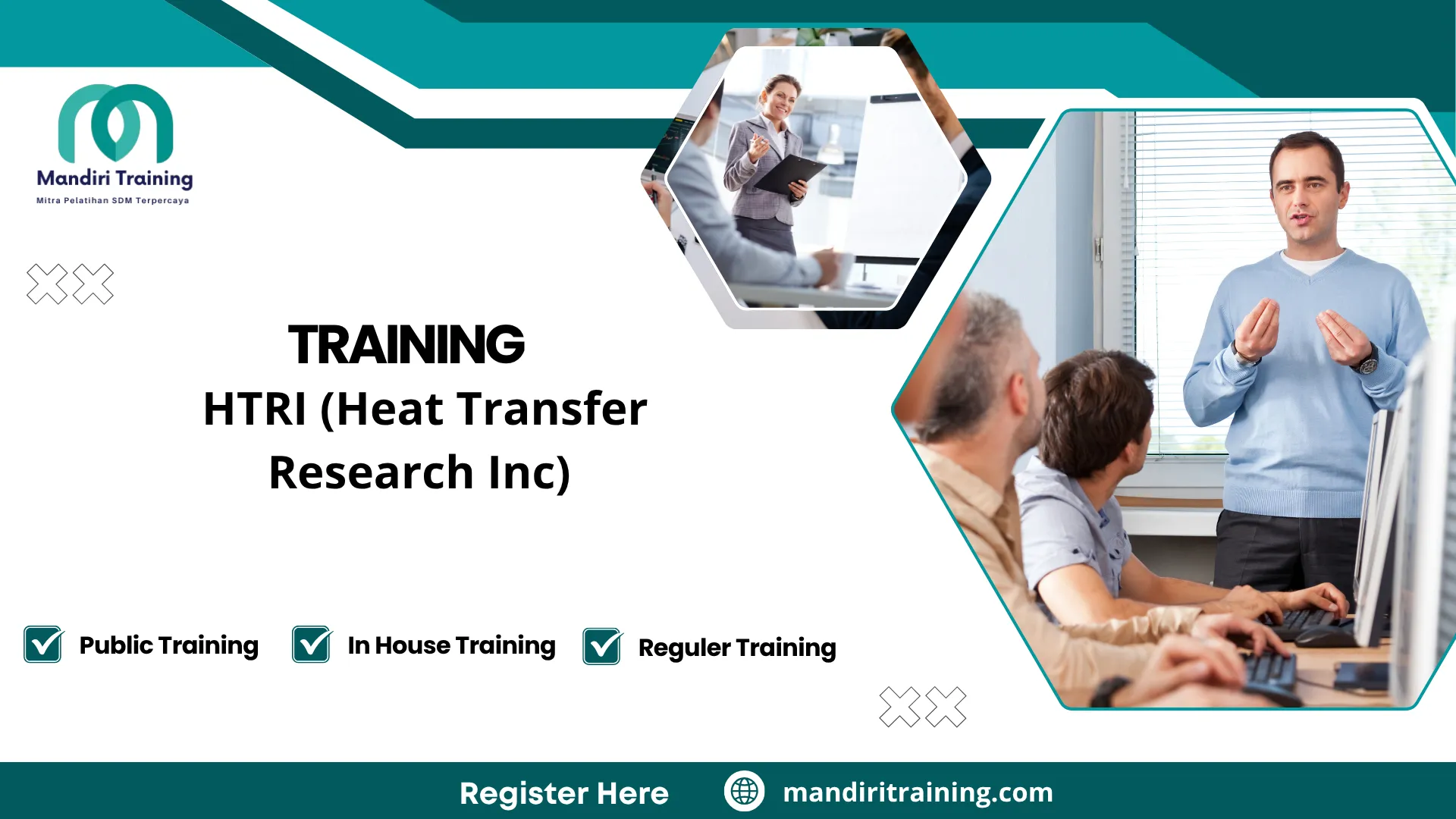 Training desain shell and tube exchanger